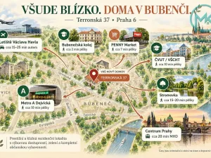 Prodej bytu 1+1, Praha - Bubeneč, 37 m2