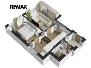 Prodej bytu 2+1, Benešov nad Ploučnicí, Sokolský vrch, 57 m2
