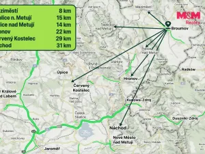 Prodej bytu 2+1, Broumov - Velká Ves, třída Osvobození, 63 m2