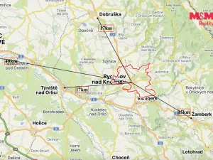 Pronájem bytu 2+kk, Rychnov nad Kněžnou, Mírová, 47 m2