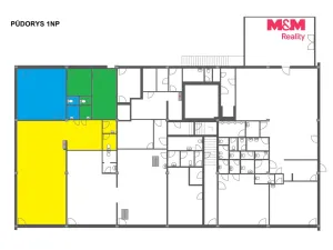 Pronájem obchodního prostoru, Most, Obránců míru, 150 m2