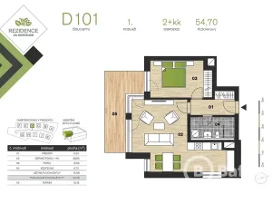 Pronájem bytu 2+kk, Čeladná, 54 m2