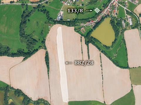 Prodej zemědělské půdy, Tučapy, 11556 m2