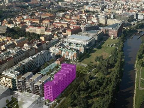 Prodej bytu 2+kk, Praha - Karlín, Za Karlínským přístavem, 54 m2