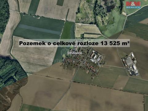 Prodej zemědělské půdy, Střížovice, 13525 m2