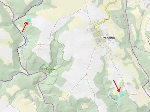 Dražba lesa, Drahonín, 6089 m2