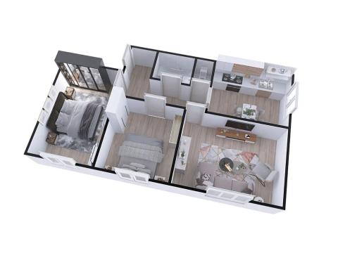 Prodej bytu 3+1, Praha - Krč, Pacovská, 69 m2