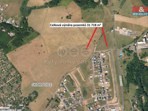 Prodej pozemku pro bydlení, Ústí nad Labem - Skorotice, 31718 m2