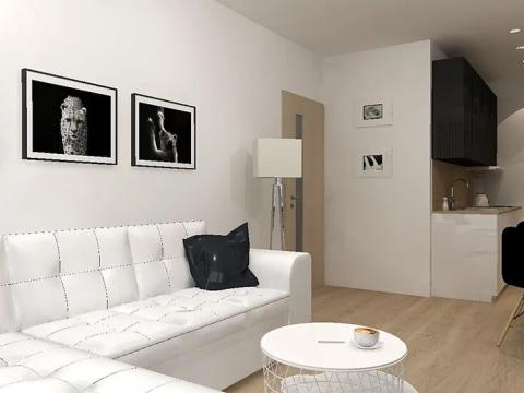 Prodej bytu 2+kk, Praha - Žižkov, Kubelíkova, 37 m2