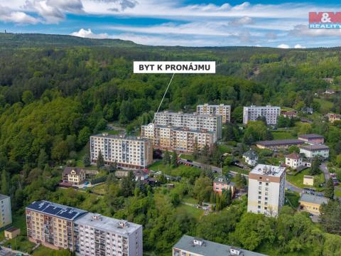 Pronájem bytu 1+1, Děčín - Děčín IX-Bynov, Na Vyhlídce, 33 m2