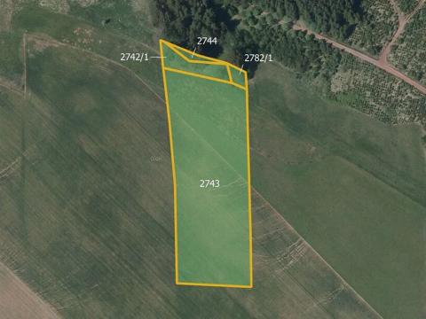 Prodej pole, Čistá u Horek, 11801 m2