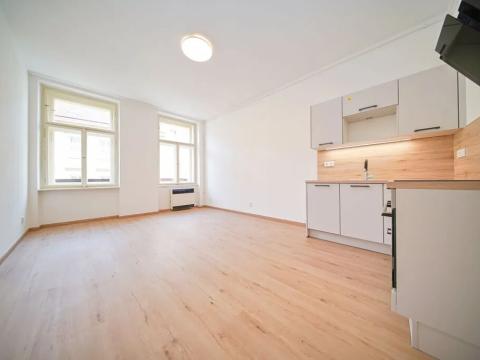 Pronájem bytu 1+kk, Praha - Nové Město, Vyšehradská, 30 m2