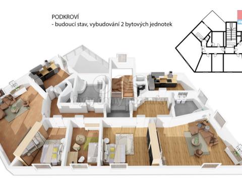 Prodej atypického bytu, Český Těšín, Ostravská, 220 m2
