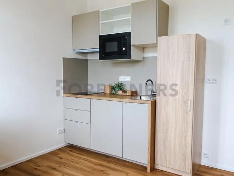 Pronájem bytu 1+kk, Brno, Vranovská, 18 m2