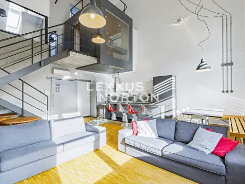 Pronájem atypického bytu, Praha - Holešovice, Na Maninách, 146 m2