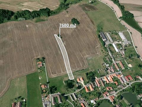 Prodej podílu pole, Příbraz, 853 m2