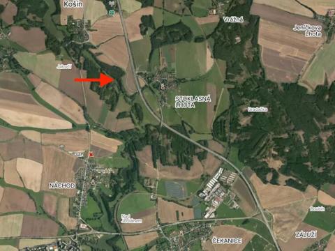 Prodej podílu louky, Tábor, 841 m2