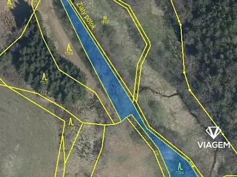 Prodej podílu lesa, Všeruby, 647 m2