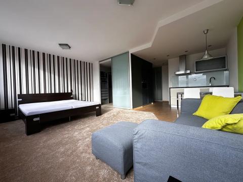 Pronájem bytu 1+kk, Praha, Milánská, 45 m2