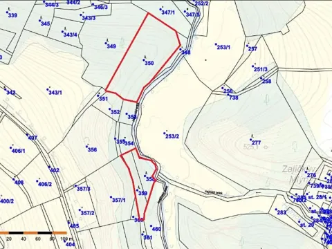 Prodej lesa, Mladé Bříště, 8461 m2