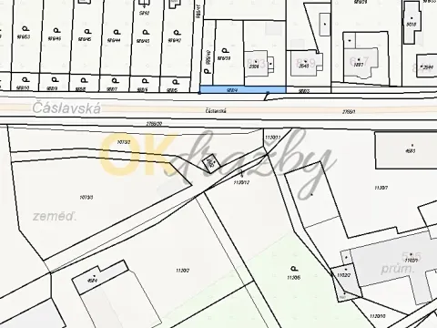 Dražba pozemku, Chrudim, Čáslavská, 98 m2
