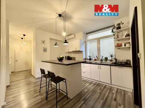 Pronájem bytu 1+kk, Ostrava - Moravská Ostrava, Zámecká, 44 m2