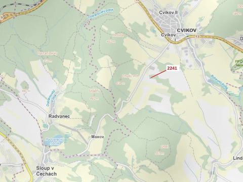 Dražba lesa, Cvikov, 258 m2