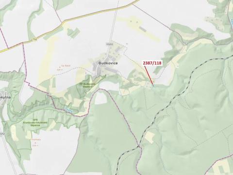 Dražba pozemku, Ivančice, 411 m2