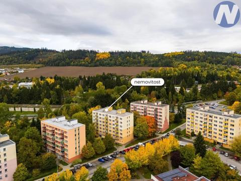 Prodej bytu 3+1, Prachatice, nám. Přátelství, 62 m2