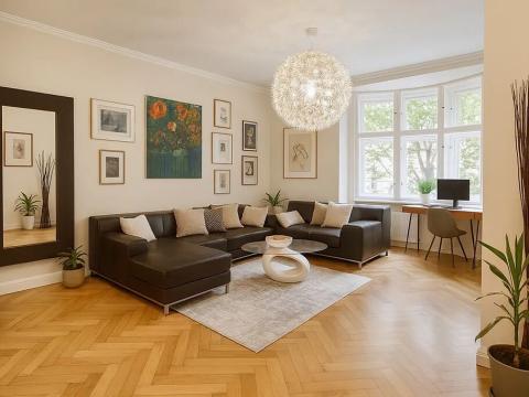 Pronájem bytu 4+1, Praha - Žižkov, Křížkovského, 115 m2