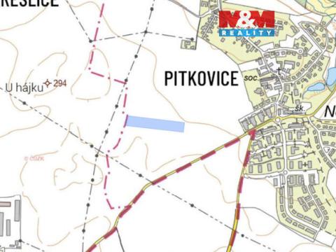 Prodej pole, Praha - Pitkovice, 12269 m2