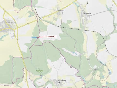 Dražba lesa, Stehlovice, 11078 m2