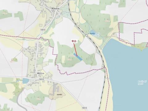 Dražba lesa, Kovčín, 2882 m2