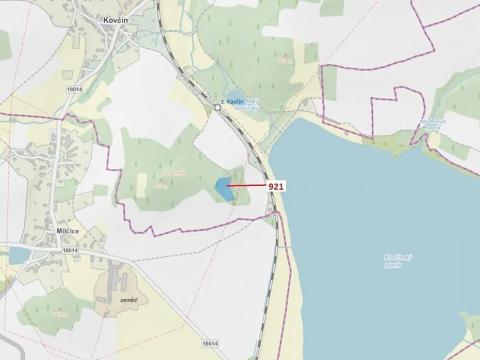 Dražba lesa, Kovčín, 4401 m2