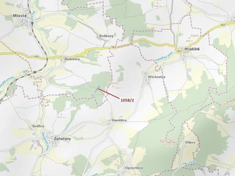 Dražba lesa, Milavče, 5152 m2