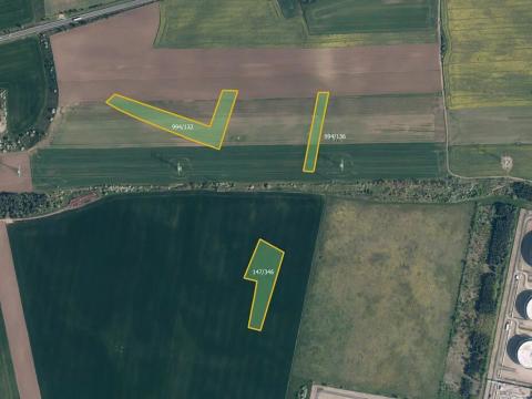 Prodej pole, Uhy, 55932 m2