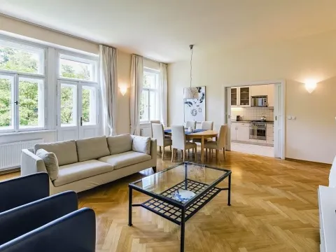 Pronájem bytu 3+1, Praha - Vinohrady, Polská, 105 m2