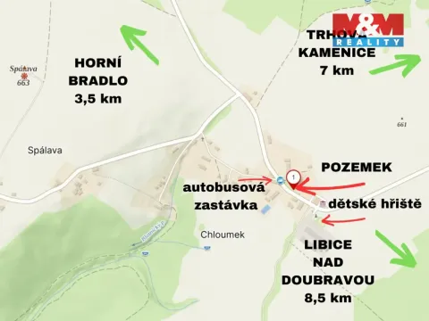 Prodej pozemku pro bydlení, Libice nad Doubravou - Chloumek, 1019 m2