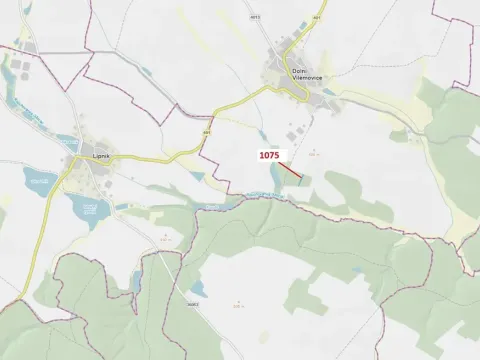 Dražba lesa, Dolní Vilémovice, 1134 m2