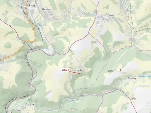 Dražba louky, Zlatá Olešnice, 438 m2