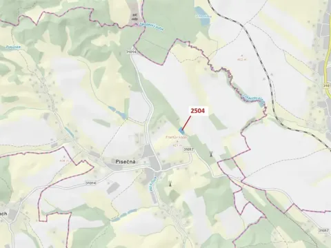 Dražba lesa, Písečná, 3497 m2