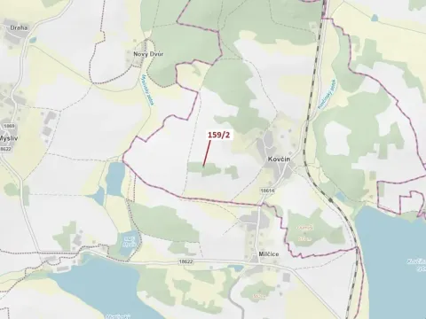 Dražba lesa, Kovčín, 362 m2