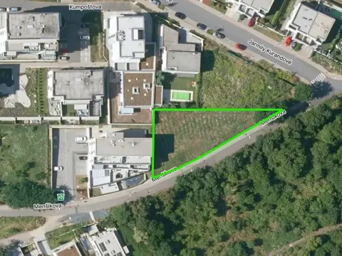 Prodej pozemku pro bydlení, Brno, Menšíkova, 1004 m2