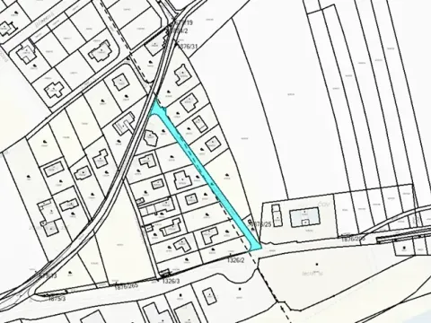 Dražba zahrady, Dobřichovice, 1128 m2