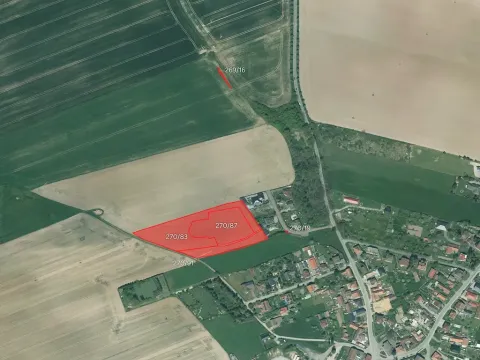 Prodej podílu pole, Útušice, 6943 m2