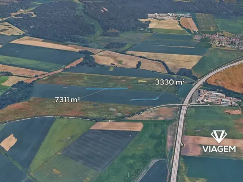 Prodej podílu pole, Veselí nad Lužnicí, 1330 m2