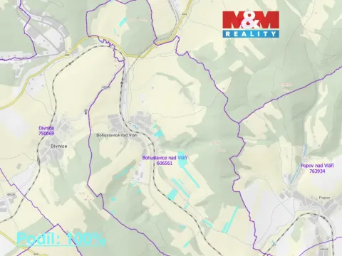 Prodej louky, Bohuslavice nad Vláří, 127756 m2