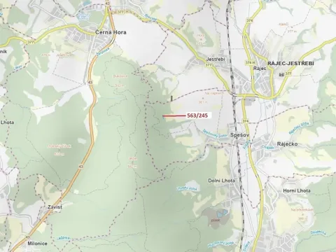 Dražba lesa, Spešov, 1009 m2