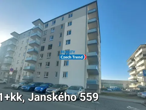 Pronájem bytu 1+kk, Olomouc, Janského, 33 m2