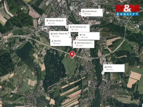 Prodej pozemku pro bydlení, Frýdek-Místek - Místek, 6574 m2